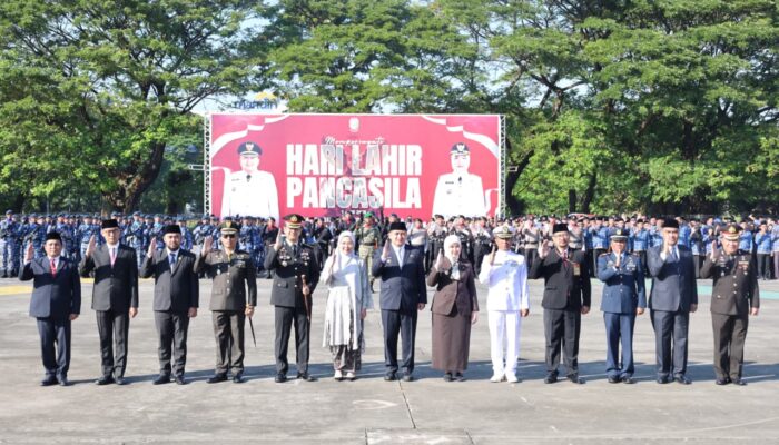 Kapolrestabes Makassar Ikuti Upacara Peringati Hari Lahir Pancasila 2026 Bersama Forkopimda Kota Makassar