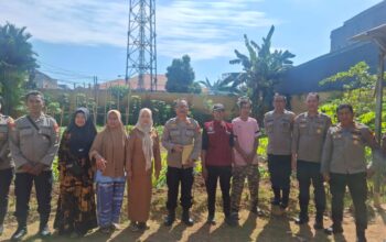 Dukung Ketahanan Pangan, Polsek Rappocini Bersama Tim Polrestabes Makassar Tinjau Lahan Produktif Warga