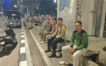 Polsek Rappocini dan Satpol PP Bersinergi Jaga Ketertiban di Kawasan Flyover AP Pettarani