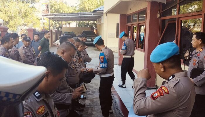 Cegah Pelanggaran Anggota, Propam Polrestabes Makassar Laksanakan Operasi Gaktibplin di Polsek Bontoala