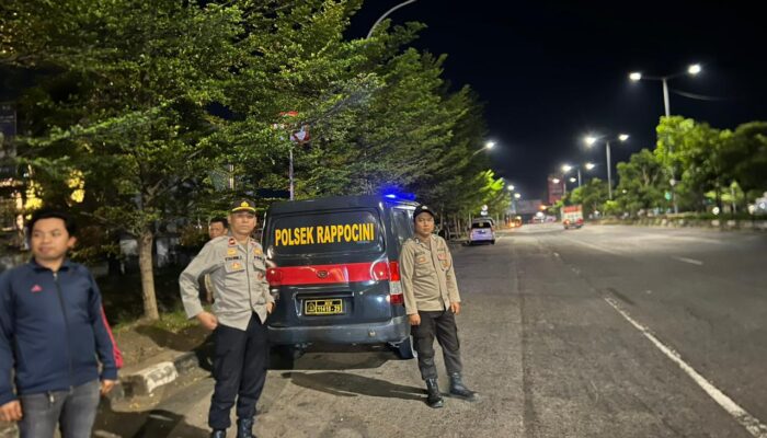 Polsek Rappocini Gelar Patroli Mobile Cegah Gangguan Kamtibmas