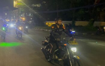 Patroli Malam Polrestabes Makassar Sisir Titik Rawan, Antisipasi Balap Liar dan Aksi Kriminal
