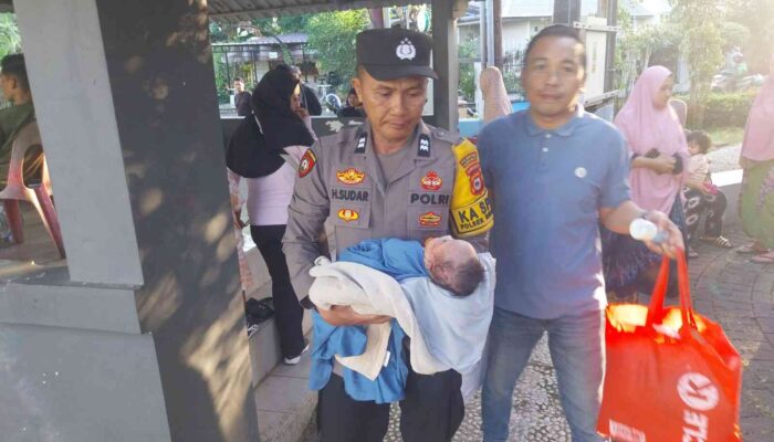 Polsek Biringkanaya Bergerak Cepat Tindaklanjuti Temuan Bayi di Perumahan Griya Tonasa