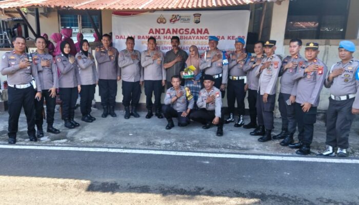 Hari Bhayangkara Ke-80, Polrestabes Makassar Gelar Anjangsana ke Purnawirawan Polri