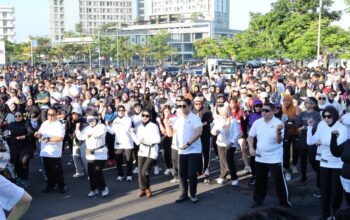 Polrestabes Makassar Gelar Car Free Day Semarakkan Hari Bhayangkara ke- 80