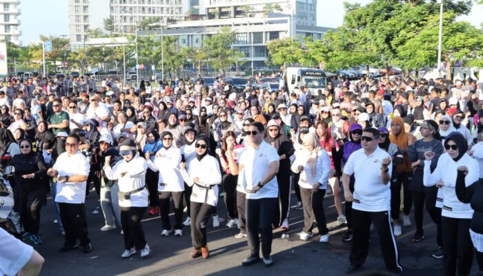 Polrestabes Makassar Gelar Car Free Day Semarakkan Hari Bhayangkara ke- 80