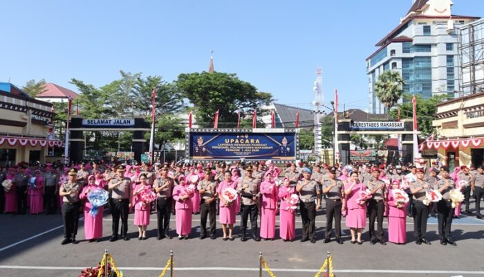 149 Personel Polrestabes Makassar Naik Pangkat, Kapolrestabes: Jadikan Motivasi Tingkatkan Kinerja dan Tanggung Jawab