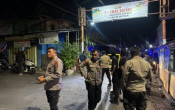 Kapolsek Rappocini Pimpin Patroli Harkamtibmas, Cegah Perpok, Balapan Liar dan Aksi Genk Motor