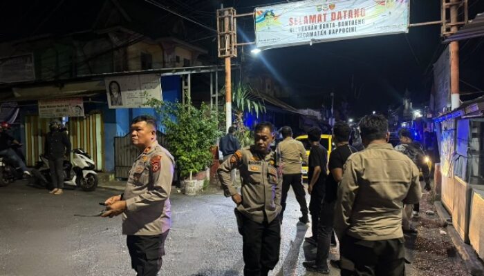 Kapolsek Rappocini Pimpin Patroli Harkamtibmas, Cegah Perpok, Balapan Liar dan Aksi Genk Motor