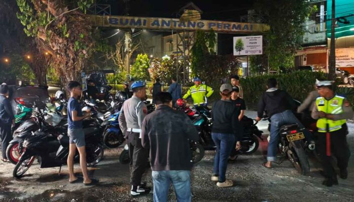 Sebanyak 20 Motor Knalpot Brong Diamankan Polsek Manggala