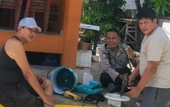 Bhabinkamtibmas Kelurahan Laikang Sambangi Warga Binaan, Perkuat Koordinasi Kamtibmas