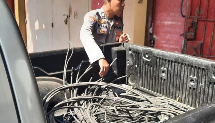 Nekat Curi Kabel Ruko, Satu Pelaku Diamankan Polsek Tamalate