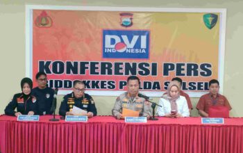 Biddokkes Polda Sulsel Paparkan Perkembangan Identifikasi Korban Laka Laut KM Nurul Salsa