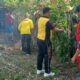Bhabinkamtibmas Kelurahan Katimbang Bersama Warga Perumahan Kodam III Gelar Kerja Bakti
