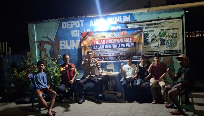 Aipda Rolis Abdillah Bersama RW 001 Sampaikan Pesan Kamtibmas di Kaluku Bodoa